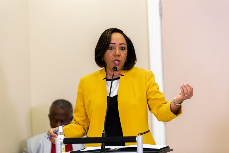 Tyrol-Carolus maakt deel uit van het technisch team dat namens de regering de onderhandelingen voert met Nederland over het Landspakket.. Foto C&V